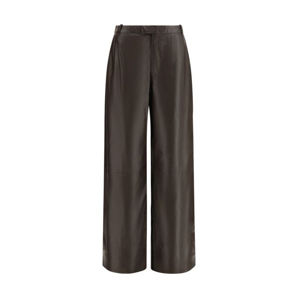 Arma Brown Leather Women's Pants